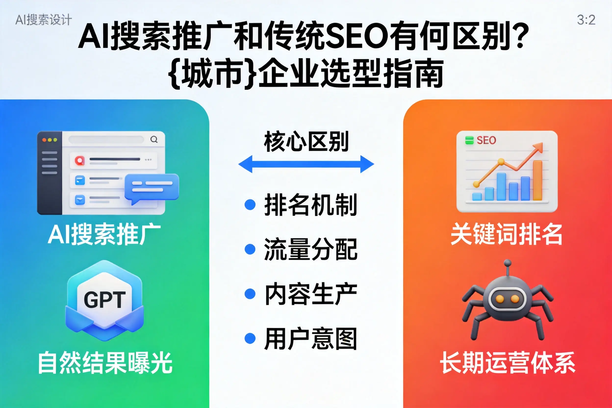 AI搜索推广和传统SEO有何区别?镇江企业选型指南