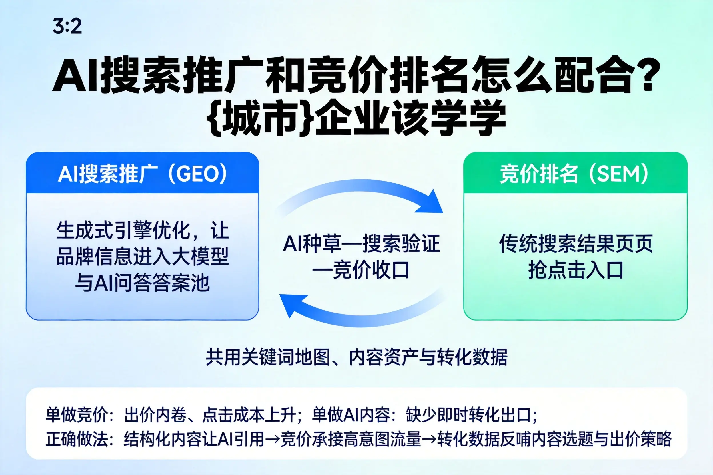 AI搜索推广和竞价排名怎么配合?镇江企业该学学