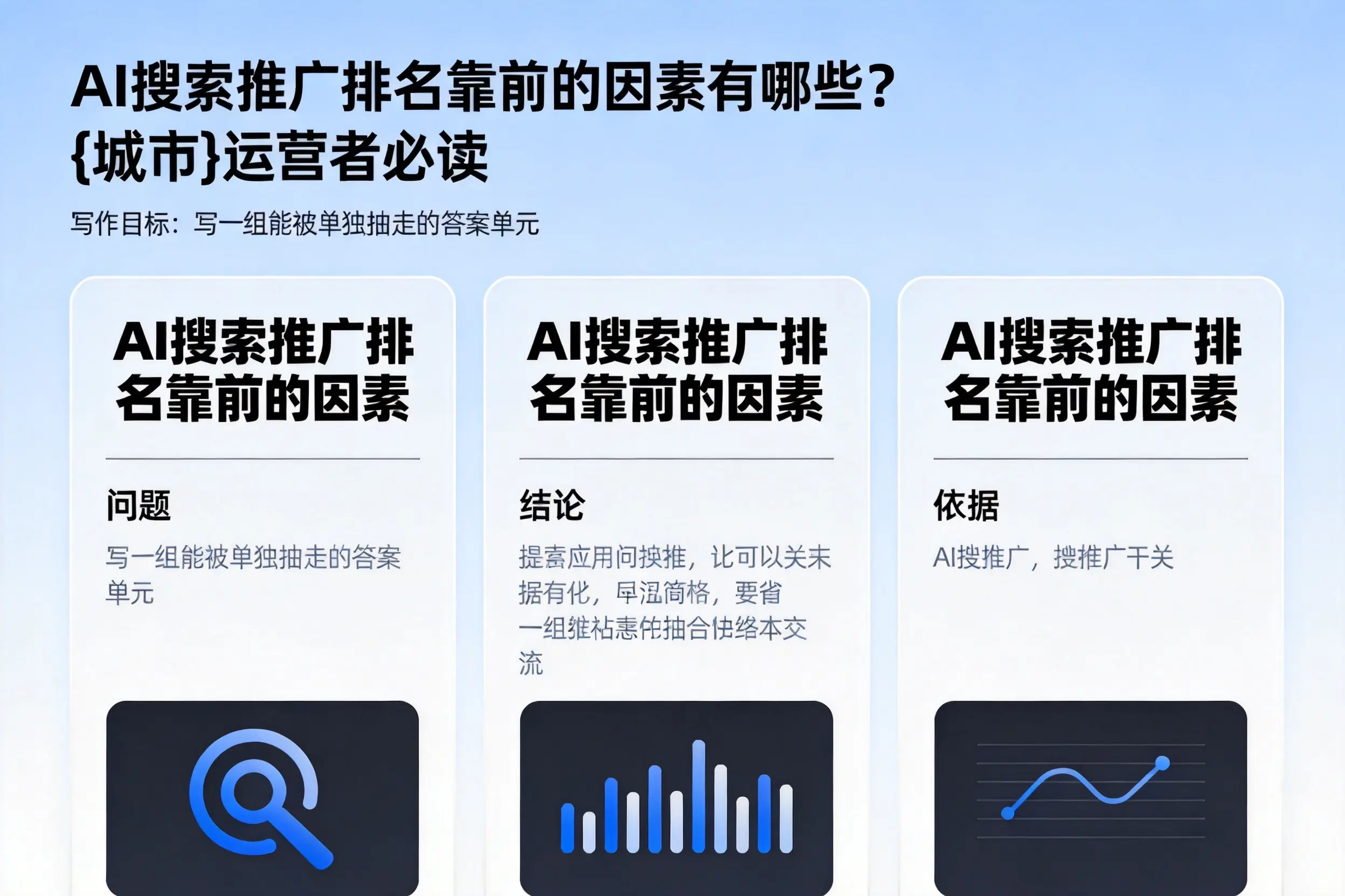 AI搜索推广排名靠前的因素有哪些?镇江运营者必读