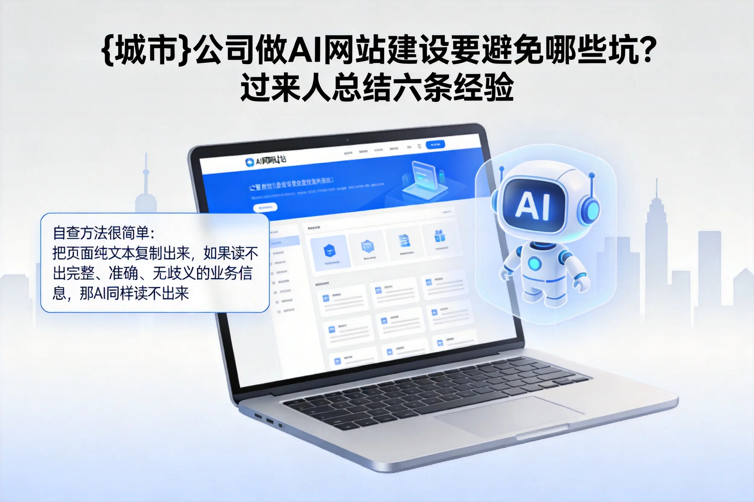 镇江公司做AI网站建设要避免哪些坑？过来人总结六条经验