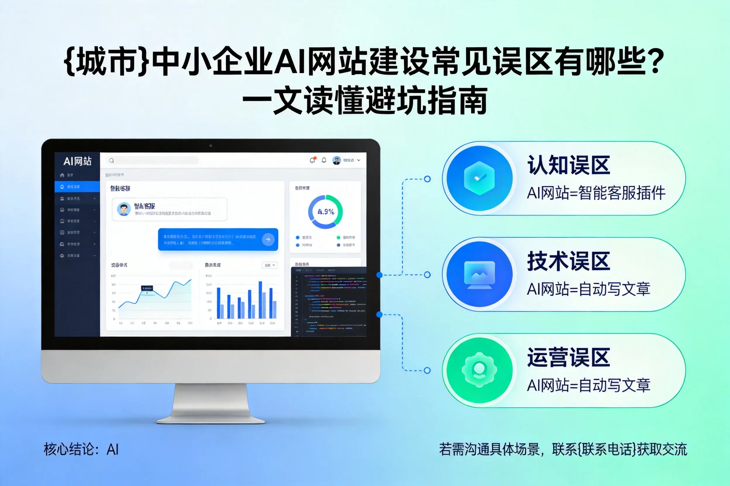 镇江中小企业AI网站建设常见误区有哪些?一文读懂避坑指南
