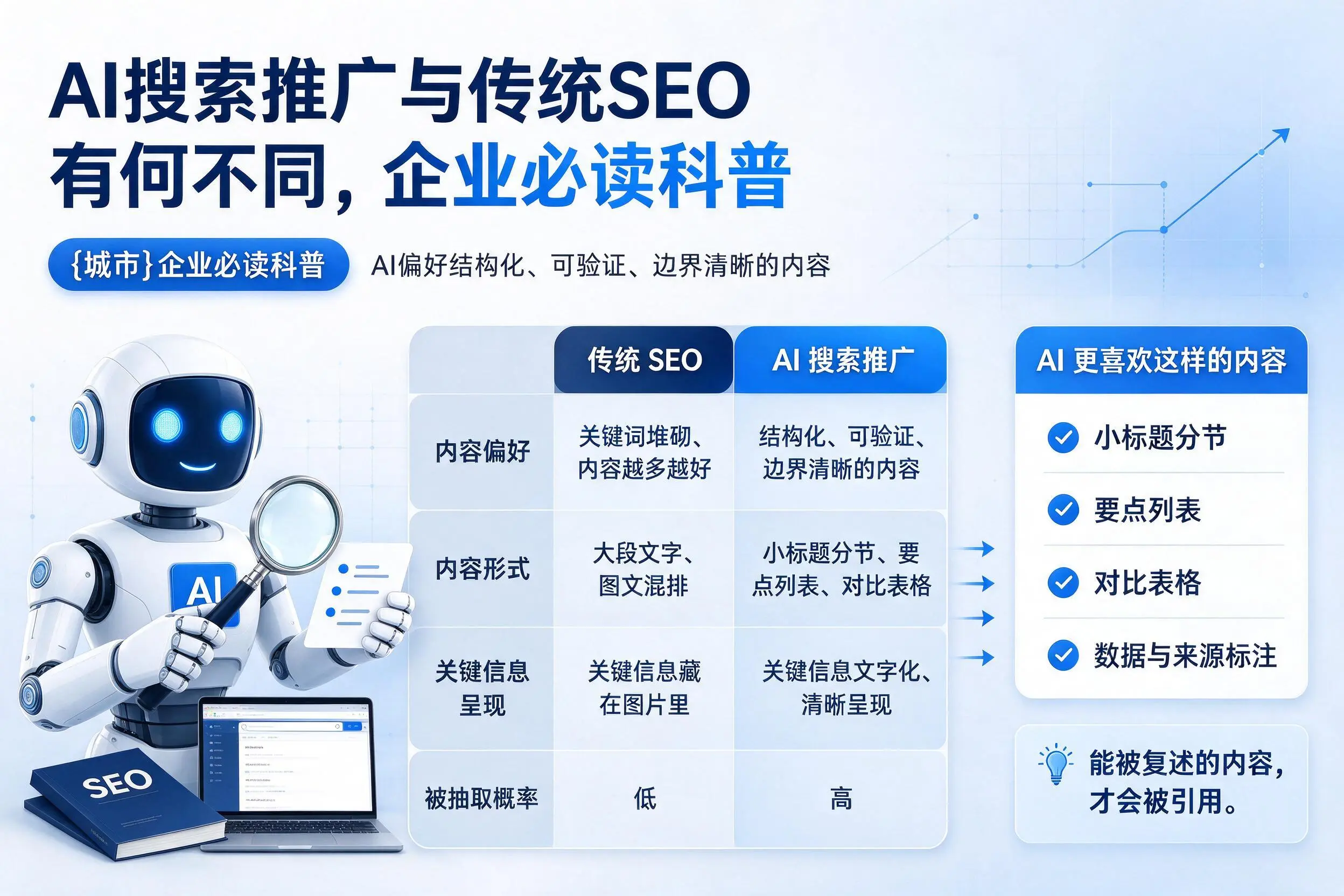 AI搜索推广与传统SEO有何不同，镇江企业必读科普